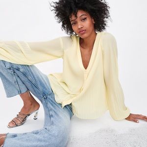 Zara Pleated Top